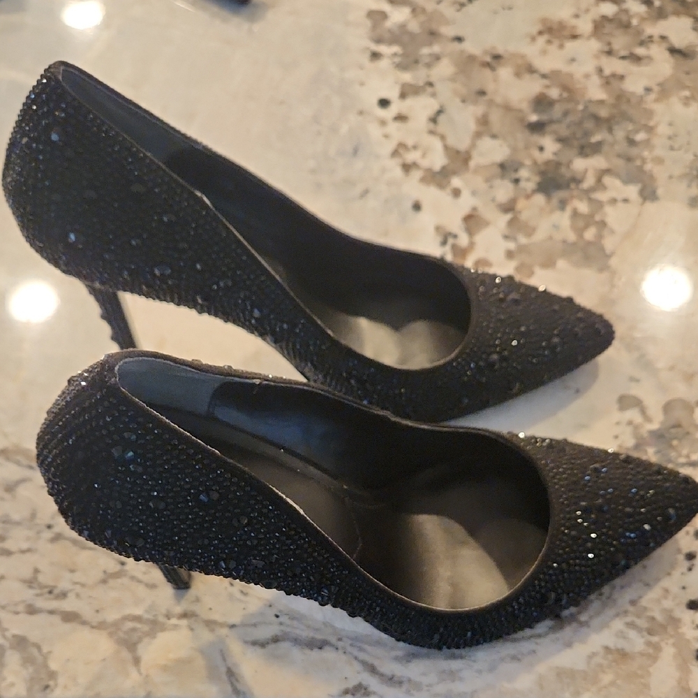Charles By Charles David Black Stiletto Heels